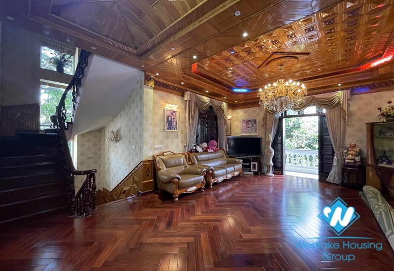 Corner 5 beds house for rent in Ciputra, Tay Ho